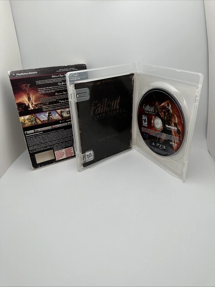 Fallout New Vegas (Sony PlayStation 3 PS3) CIB Complete w/slipcover OOP NOS Rare - Image 4 of 4