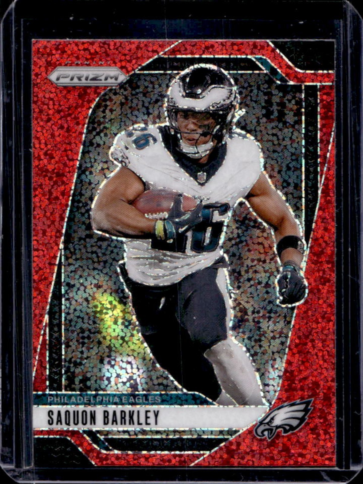 2024 Prizm Saquon Barkley Red Sparkle #232 Eagles