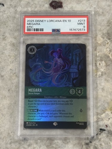 Megara - Secret Keeper graded PSA 9 for sale on eBay