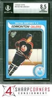 1979 TOPPS #18 WAYNE GRETZKY RC OILERS HOF BGS 8.5