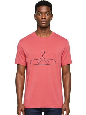 Ornate-Hanger Mens Graphic Tee, 100% Cotton, Casual Summer Wear