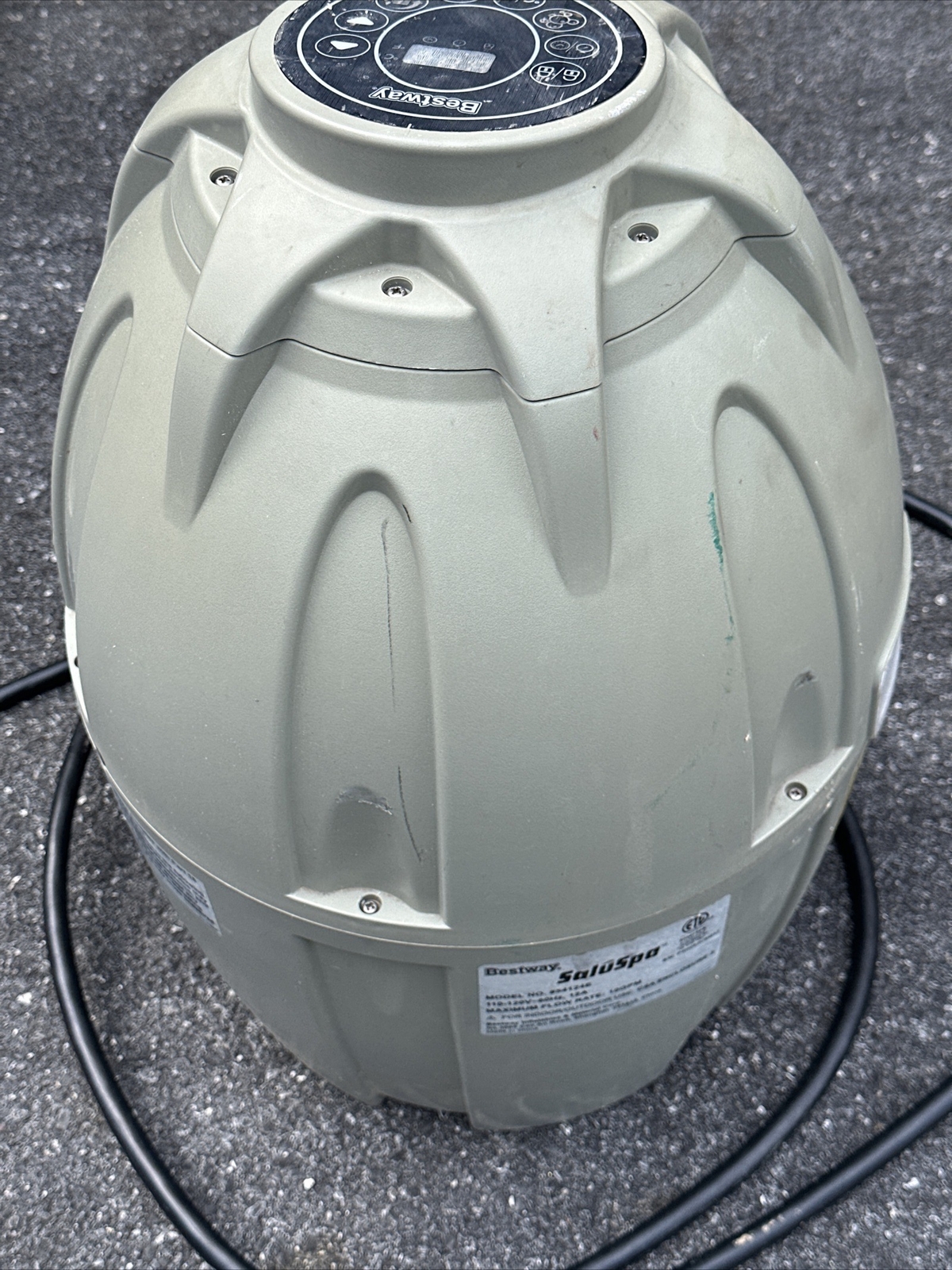 Bestway SaluSpa Inflatable Hot Tub Pump/Heater Model 54124E. eBay