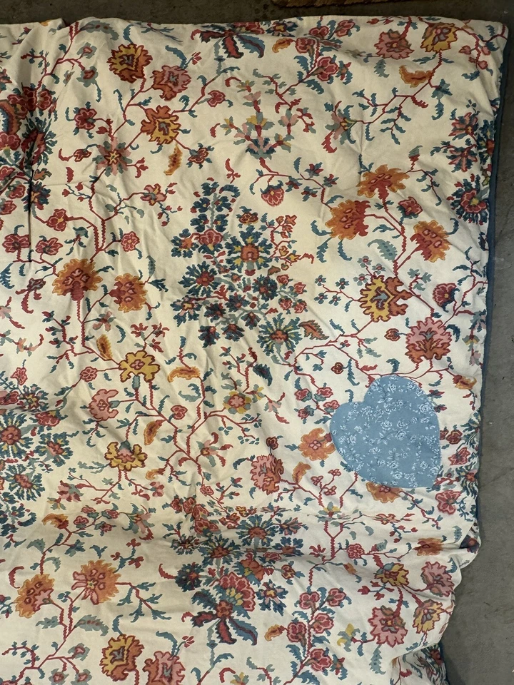 10 pc CHAPS Ralph Lauren MOROCCO Blue Orange Floral Comforter Pillow Sheet SET - Image 4 of 4