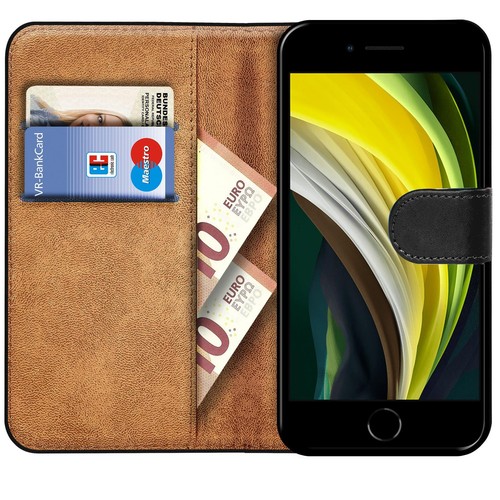 Housse de protection pour Apple iPhone SE 3 2022 téléphone portable sac de protection pliable Book Flip Case - Photo 2/7