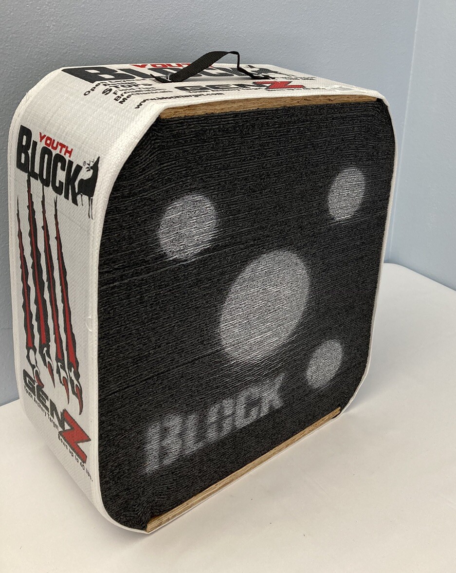 Block GenZ Youth Open Archery Arrow Target Easy Arrow Removal/ Easy