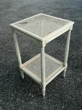 Sellette table d'appoint époque Louis XVI cannage
