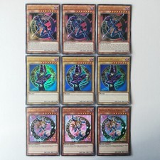 Dunkles Magier-Mädchen Ultra Rare Dunkler Magier des Chaos 9 Karten Set deutsch