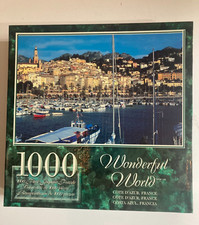 COTE D'AZUR, FRANCE 1000 piece puzzle WONDERFUL WORLD New NOS