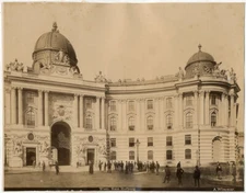 Photo Tirage Albuminé Wien Austria Vienne Autriche Vers 1880