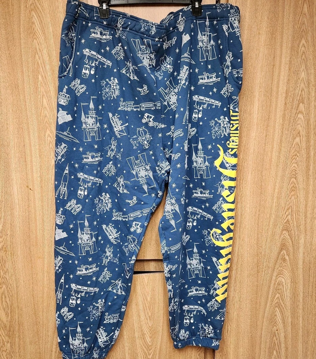 Walt Disney Disneyland Spirit Sweat Pants Womens 3XL Logo Graphic