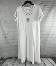 Earth Angels Women's Terrycloth Beach Nautical Nightgown Swim Coverup Dress