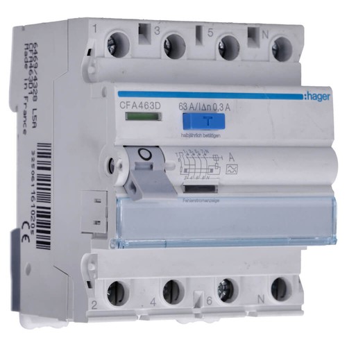 Hager FI LS Schalter Fehlerstromschalter Leitungsschutzschalter CDA CDS MBN MBS - Bild 21 von 60