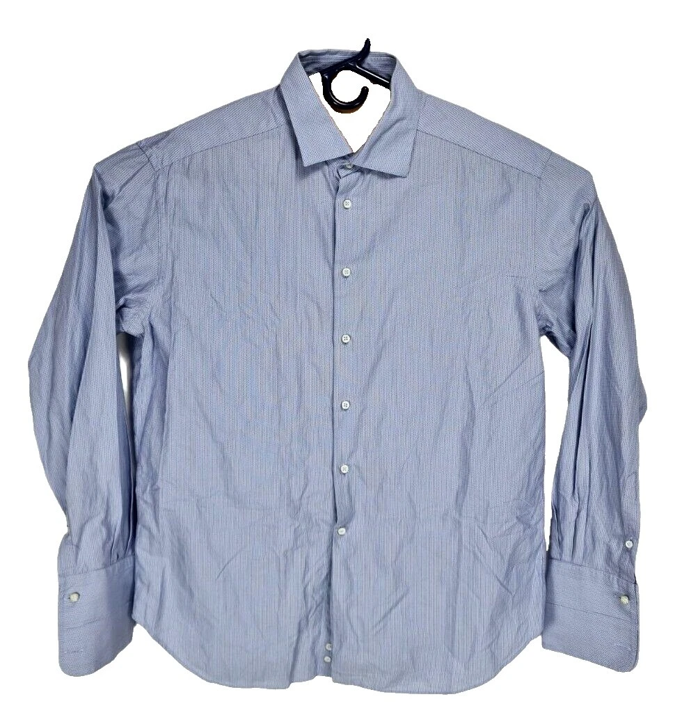 Camisas para hombre Armani Colleczioni informales de algodón con botones