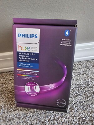 Philips Hue 40 In. Plug-In LED Bluetooth Lightstrip Plus Extension (NEW)