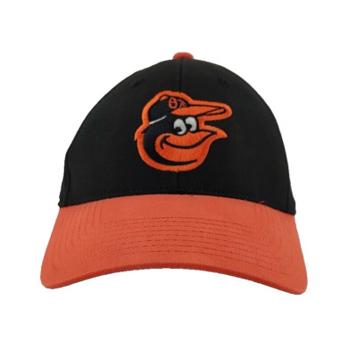 Baltimore Orioles Fan Favorite Baseball Cap Adult Black Orange Hook and Loop