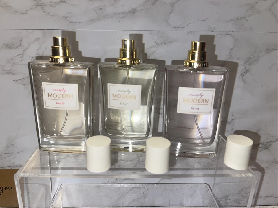 Simply Modern LUNA  BELLE , FLEUR Perfume Spray, 1.7 oz THE LIMITED 3pc Set New - Image 3 of 4