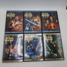 STAR WARS DVD Set 1-6 Widescreen Fullscreen Digitally Remastered Movies