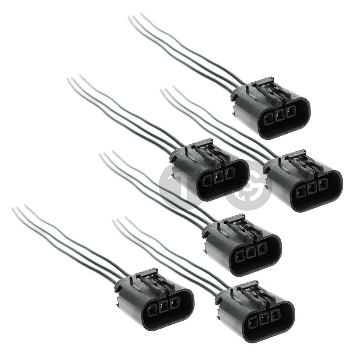 6PCS CI-IGN300 Ignition Coil Pack Wiring Connector Pigtail For