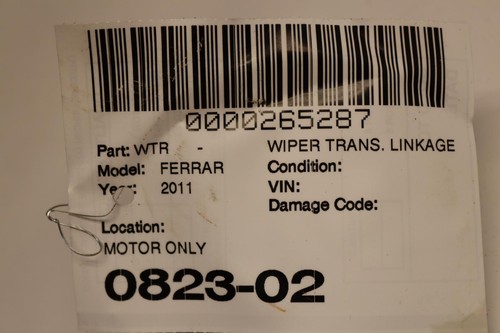 2010-2015 FERRARI 458 ITALIA FRONT WINDSHIELD WIPER MOTOR DENSO OEM - Picture 11 of 11