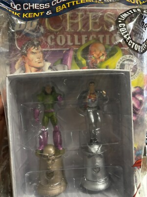 Eaglemoss DC Chess Collection Special 3 Clark Kent & Battlesuit Lex Luthor Kings