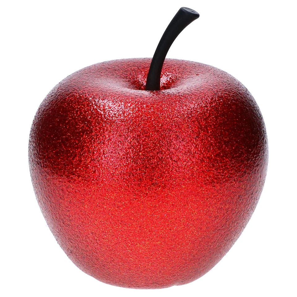 Pottery Pots 2x Apfel Kupfer rot Größe XS glitzer Fiberglas Deko Haus Garten - Bild 3 von 4