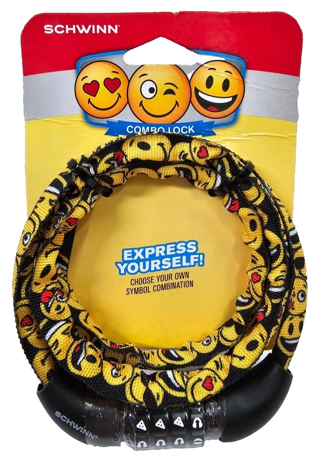 Schwinn Combination Steel Bicycle Locks and Security