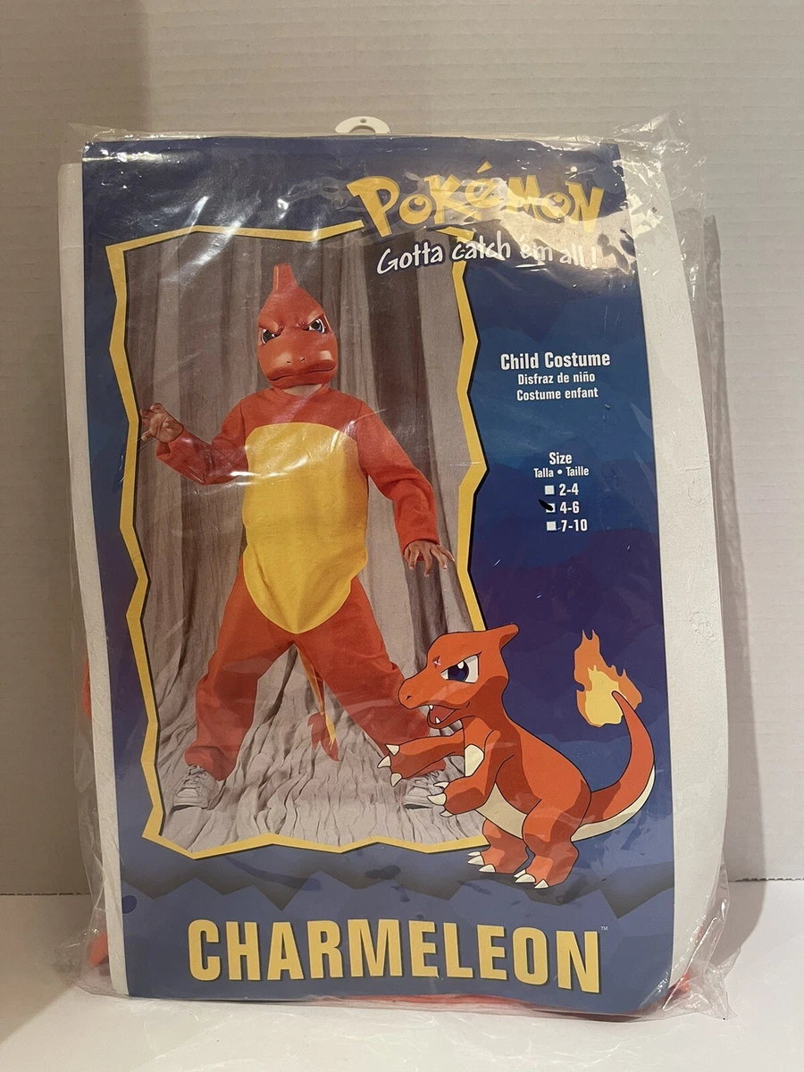 Rare Unworn Vintage Charmeleon Pokemon Children's Costume - Nintendo 1999 -  4/6