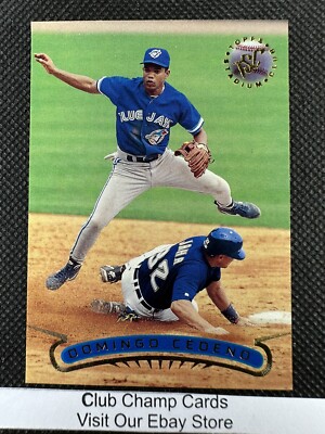 1996 #295 Domingo Cedeno Topps Stadium Club Baseball Blue Jays | eBay