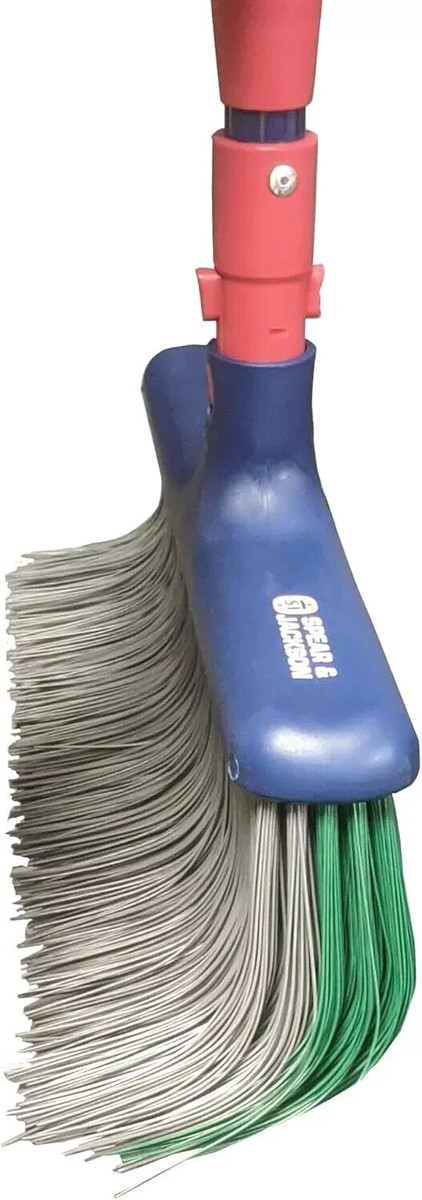 Balai Télescopique Spear & Jackson | Pour Gazon Artificiel | Poils Incurvés | Manche Adjustable