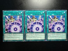 3x Yugioh Cyber Energy Shock LED7-EN034 Rare- 1st Edition Playset