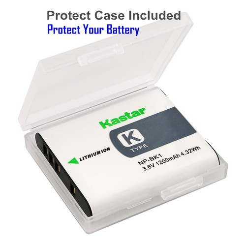 Kastar Battery Triple Charger for Sony NP-BG1 NP-FG1
