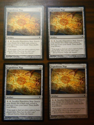 MTG Zendikar Expedition Map x4 UNPLAYED Near Mint | eBay