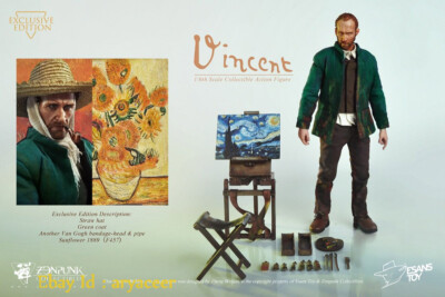EsansToy ＆ Zenpunk 1/6 Vincent Van Gogh Collectible Figure Model