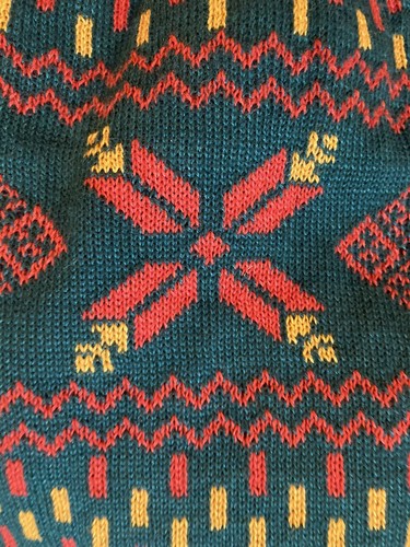 Camii Mia Women’s SMALL XMAS Sweater Red Green Christmas Reindeer Pullover Top - Picture 12 of 20
