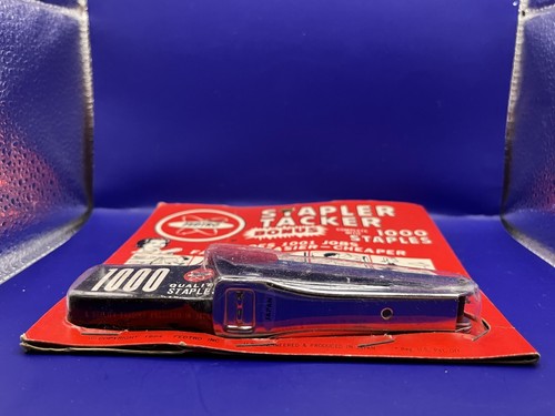 NOS Vintage 1964 Fedtro Mini Stapler Mid Century Office Supplies Industrial Cool - Picture 4 of 6