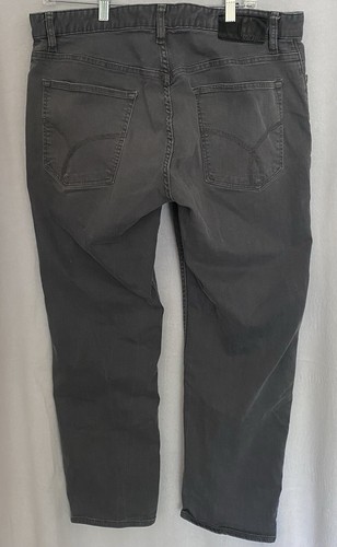 Jeans Calvin Klein uomo W 37 in L 28 in grigio slim dritto elasticizzato palmer - Foto 2 di 21