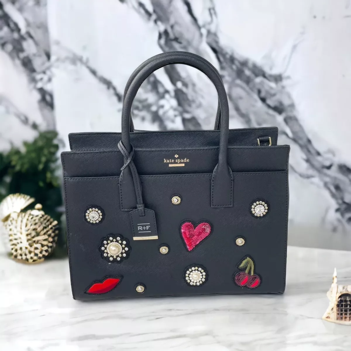 Kate spade cameron saffiano leather large satchel discount