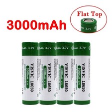 4PCS 3.7V Multipurpose battery 3000mAh Batteries Flashlight Rechargeable Battery