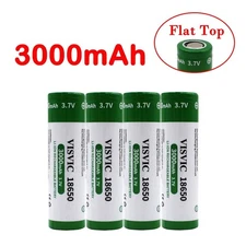 4PCS 3.7V Multipurpose battery 3000mAh Batteries Flashlight Rechargeable Battery