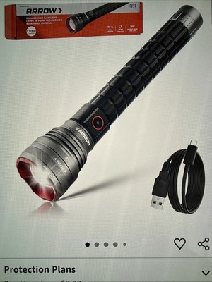 Arrow Rechargeable Flashlights 12000 Lumens, 6 Modes, IPX7, USB-C Rechargeable