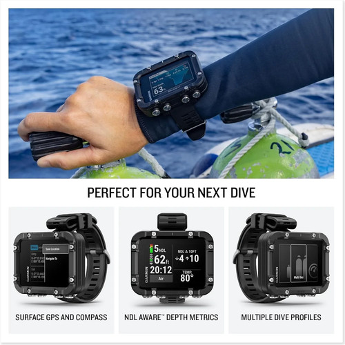 Garmin Descent X30 Rugged Scuba Diving Computer with 2.4" Vibrant Color Display - Picture 5 of 15