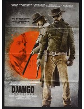 manifesto DJANGO UNCHAINED Quentin Tarantino Jamie Foxx Christoph Waltz A124