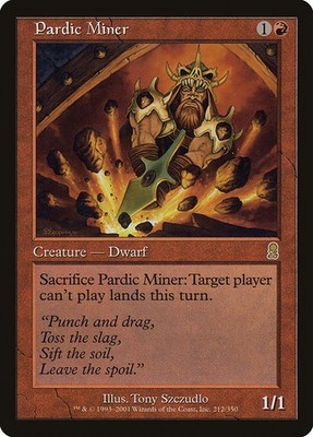MTG Pardic Miner ODY English NM