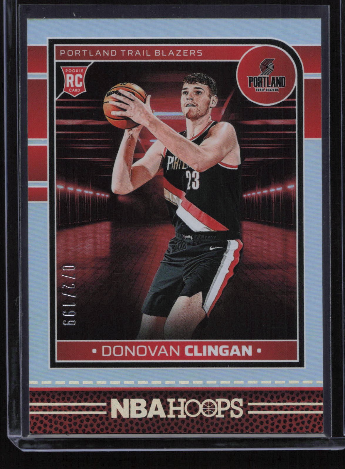 2024-25 Hoops #237 Donovan Clingan Silver #/199
