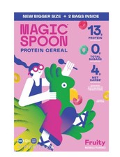 Magic Spoon Fruity Grain-Free Breakfast Cereal, 8 oz, 2-count total 1 LB 16oz 