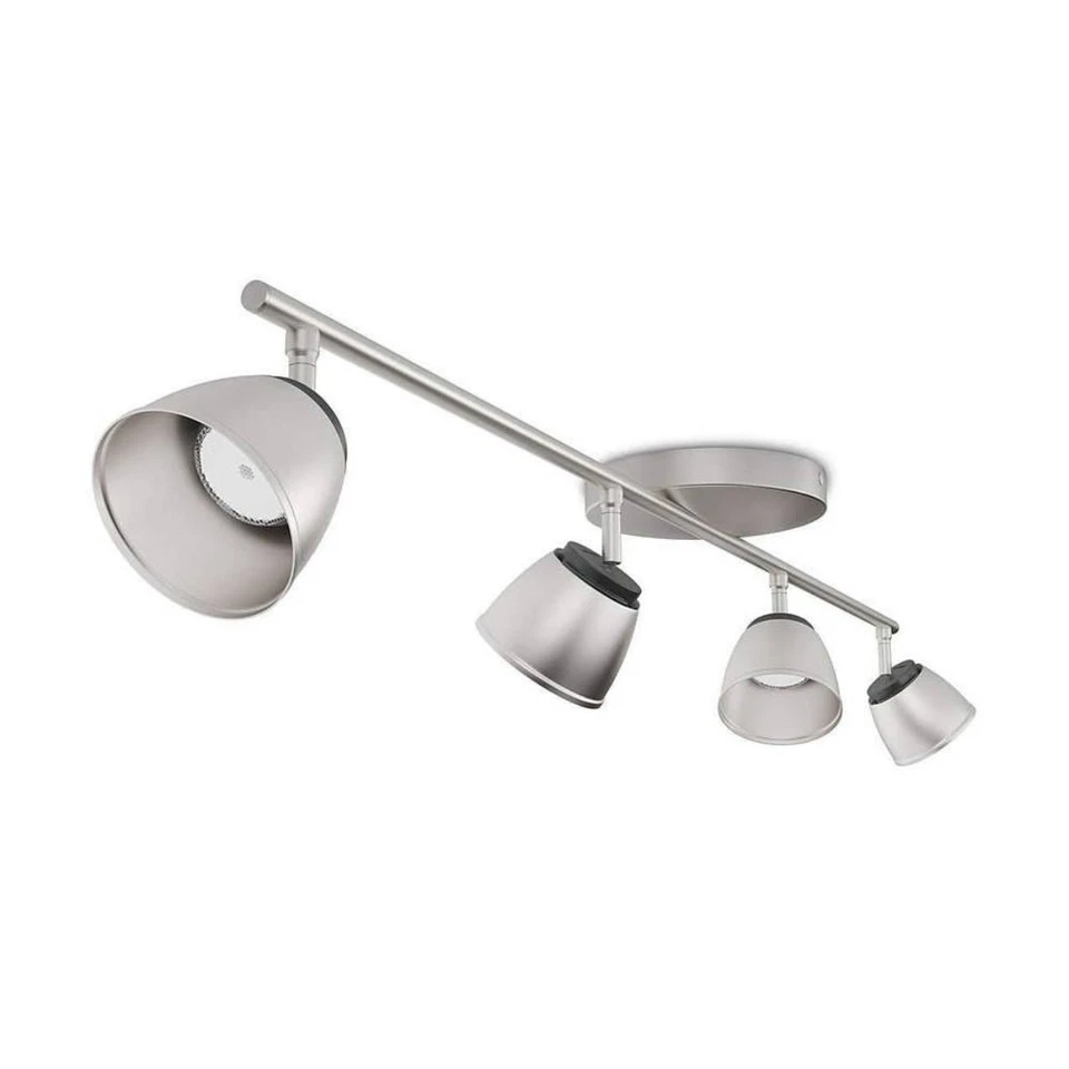 Philips LED Deckenleuchte 4x4W/230V Silber Metall 1320lm Spots 15,6x98,8x16cm - Bild 1 von 1