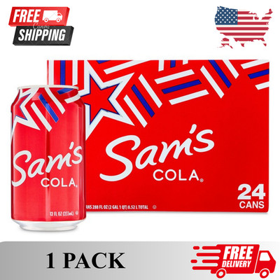 Sams Cola Soda Pop, 12 fl oz, 24 Pack Cans  free shipping ...