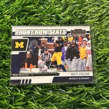 2021 Panini Contenders Draft Front Row Seats Red Nico Collins Michigan Texans F1