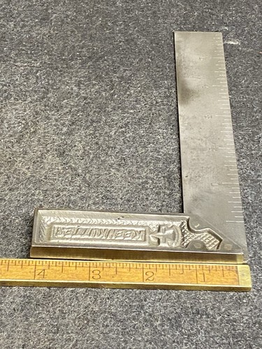 Rare Vintage E C Simmons Keen Kutter 6” All Steel Mitered Try Square USA - Picture 5 of 6