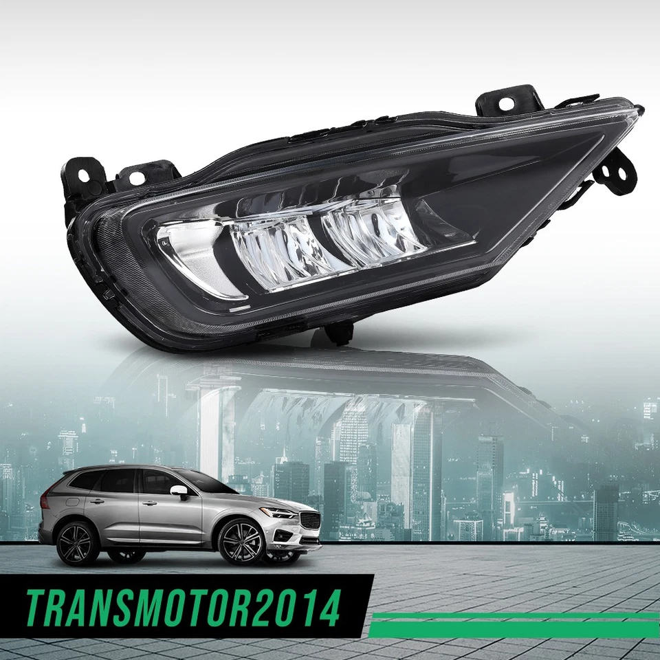 Luz antiniebla LED lado derecho apta para Volvo XC60 XC90 2016-2024 parachoques delantero con bombilla Foto 2 de 4